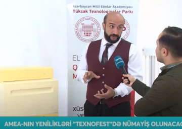 ARB kanalında “Teknofest Azərbaycan” festivalında AMEA-nın iştirakına hazırlıqla bağlı süjet yayımlanıb